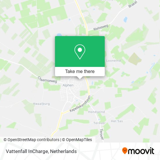 Vattenfall InCharge map