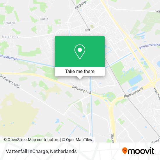 Vattenfall InCharge map