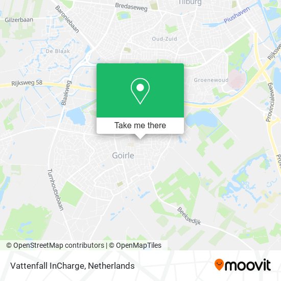 Vattenfall InCharge map