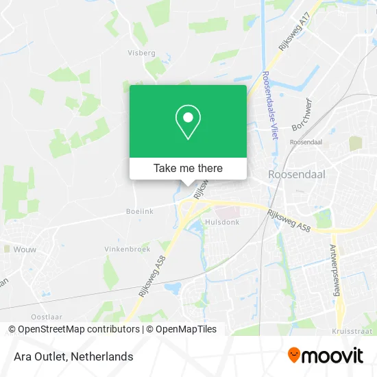 Ara Outlet map