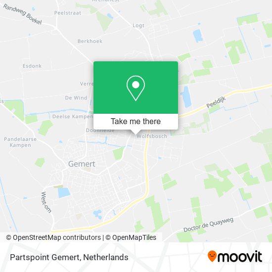 Partspoint Gemert map