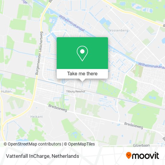 Vattenfall InCharge map