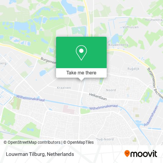 Louwman Tilburg Karte