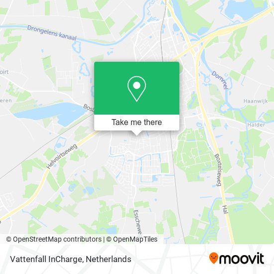 Vattenfall InCharge map