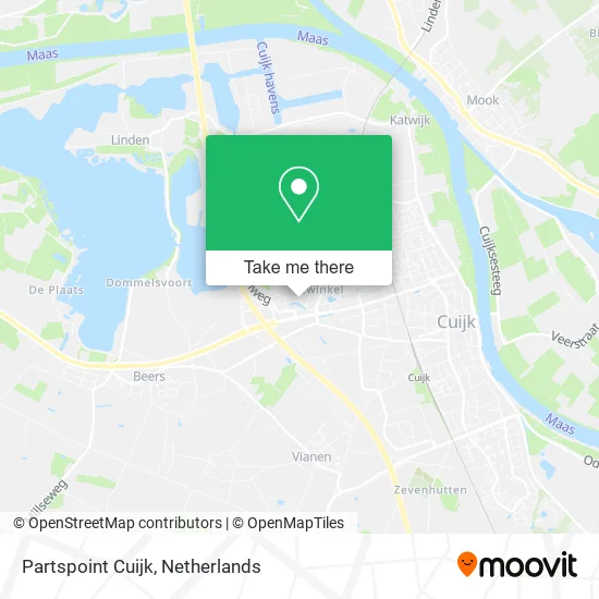 Partspoint Cuijk map