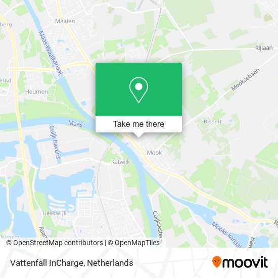 Vattenfall InCharge map