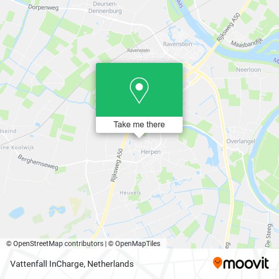 Vattenfall InCharge map