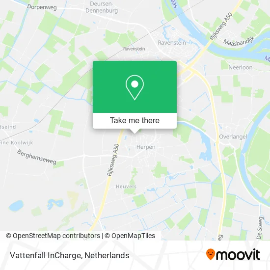 Vattenfall InCharge map