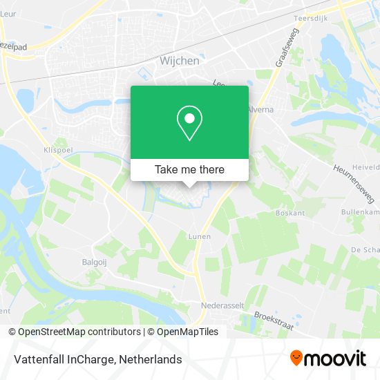 Vattenfall InCharge map