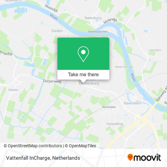 Vattenfall InCharge map