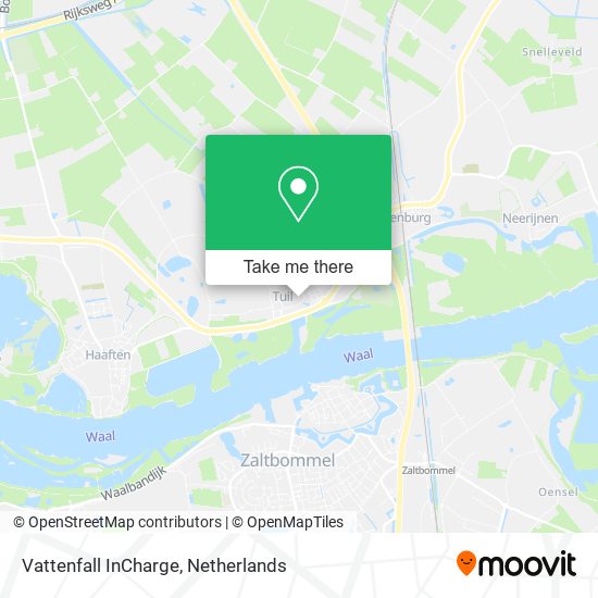 Vattenfall InCharge map