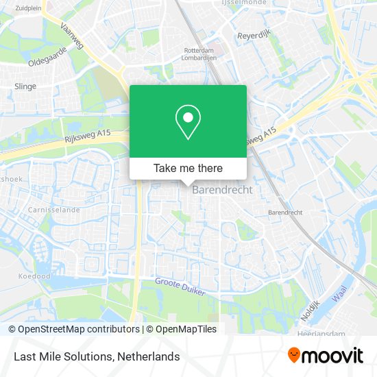 Last Mile Solutions map