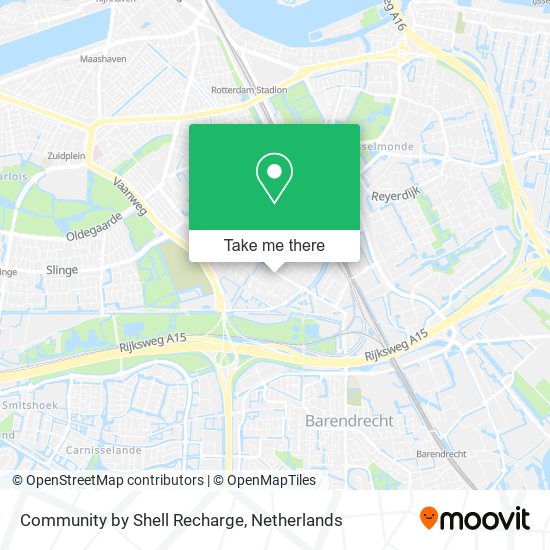 Community by Shell Recharge map