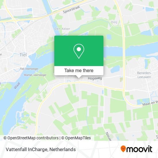 Vattenfall InCharge map