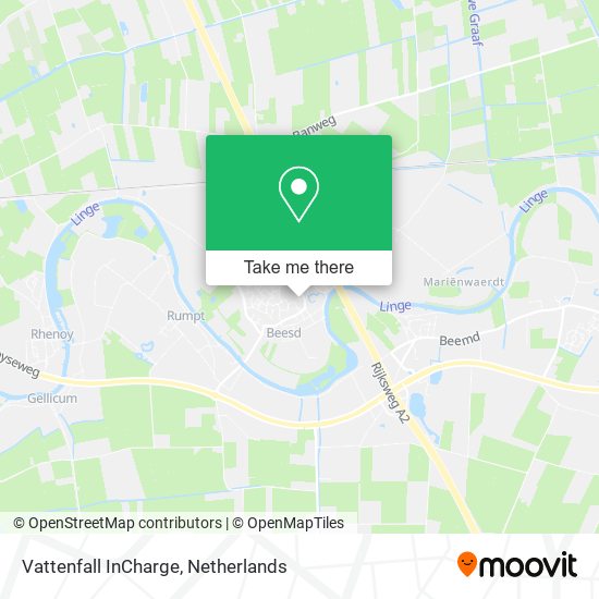 Vattenfall InCharge map