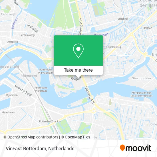VinFast Rotterdam map