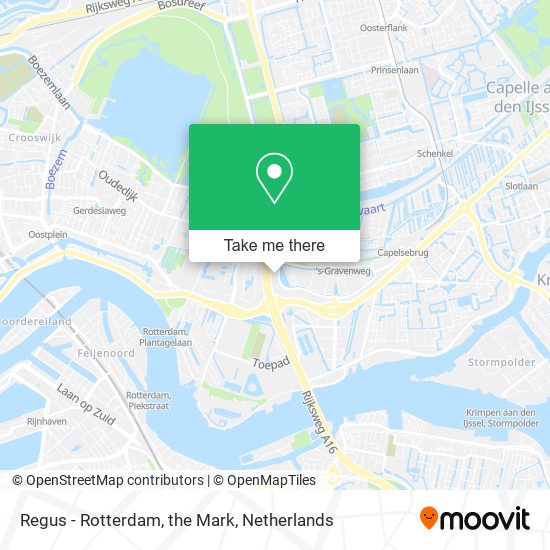 Regus - Rotterdam, the Mark Karte