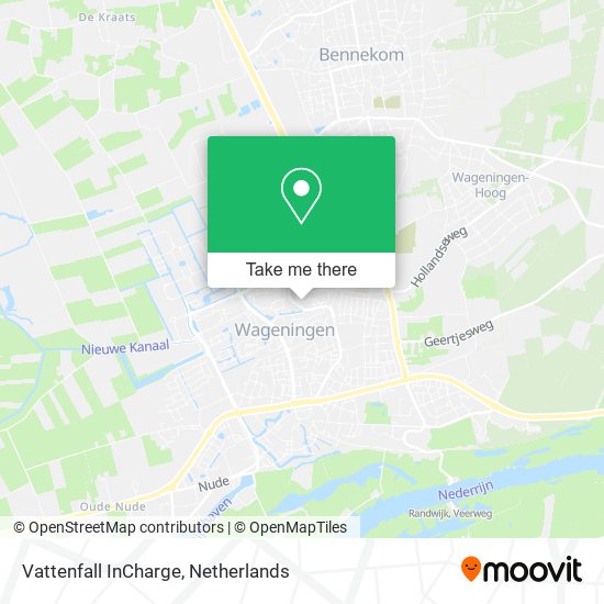 Vattenfall InCharge map