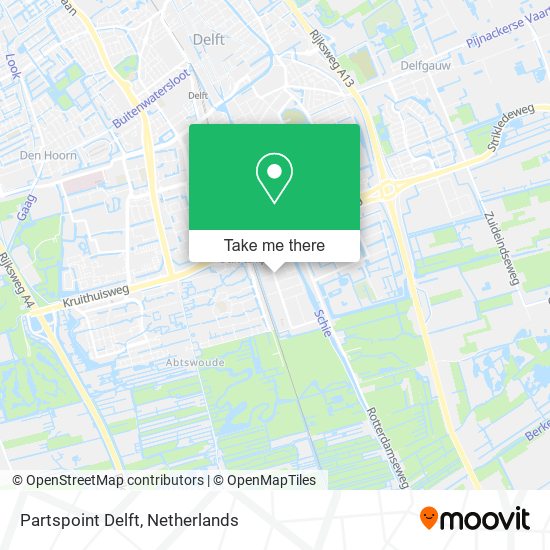 Partspoint Delft map