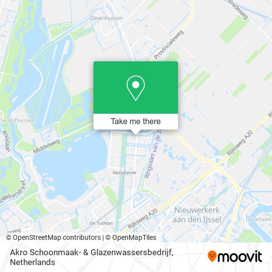 Akro Schoonmaak- & Glazenwassersbedrijf map