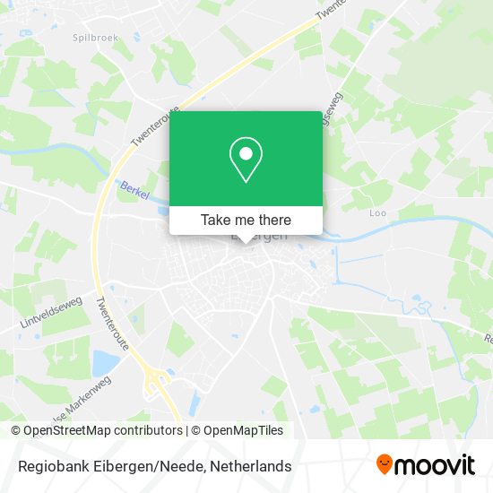 Regiobank Eibergen/Neede map