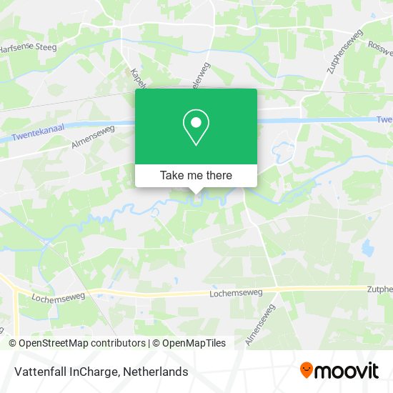 Vattenfall InCharge map