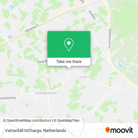 Vattenfall InCharge map