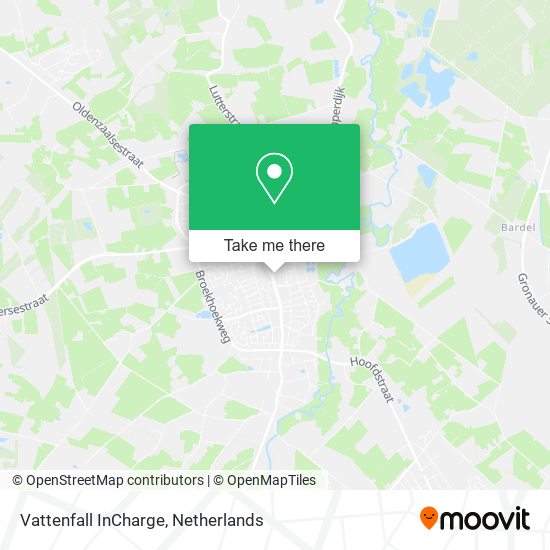 Vattenfall InCharge map