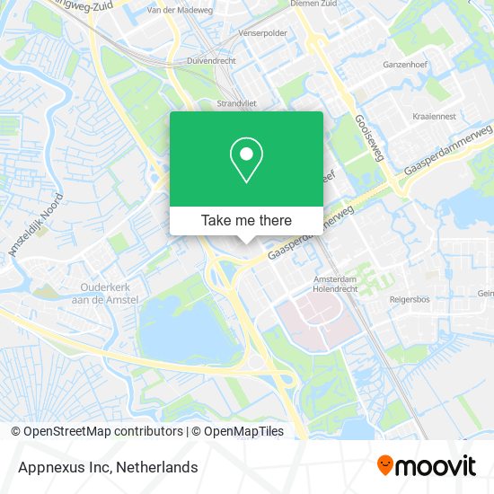 Appnexus Inc map