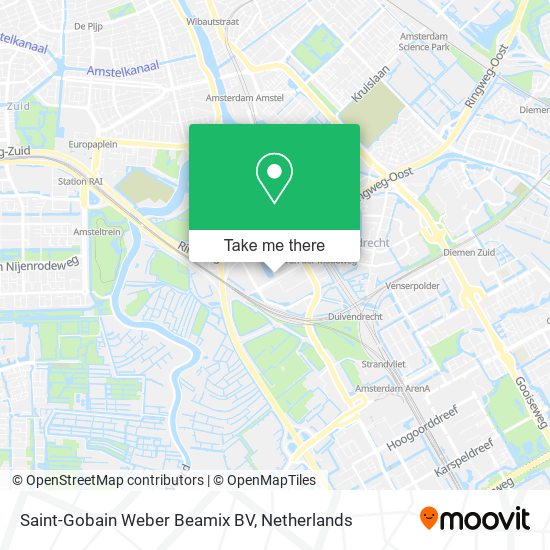 Saint-Gobain Weber Beamix BV map