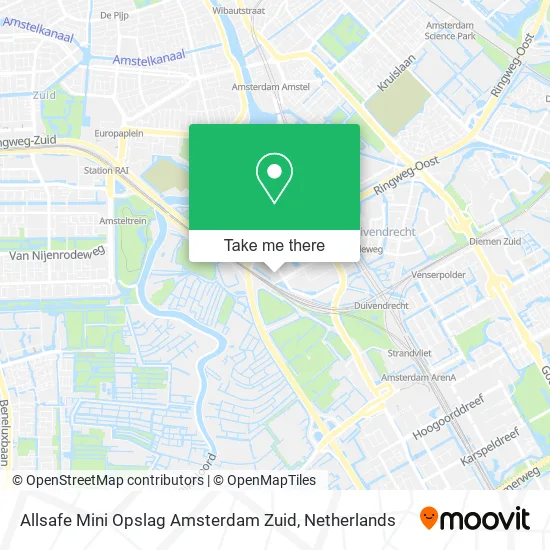 Allsafe Mini Opslag Amsterdam Zuid map