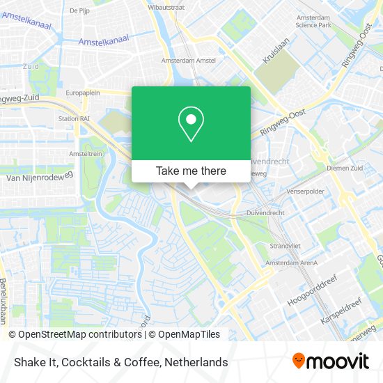 Shake It, Cocktails & Coffee map