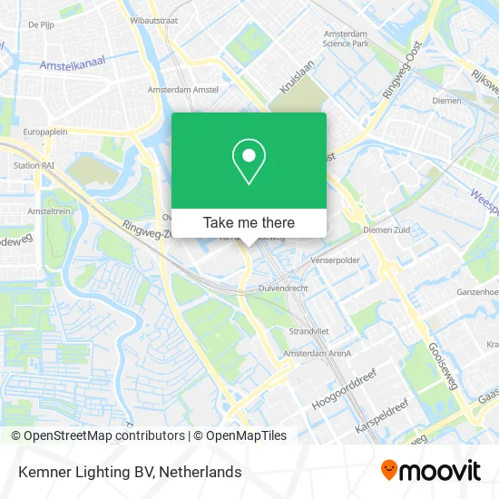 Kemner Lighting BV map