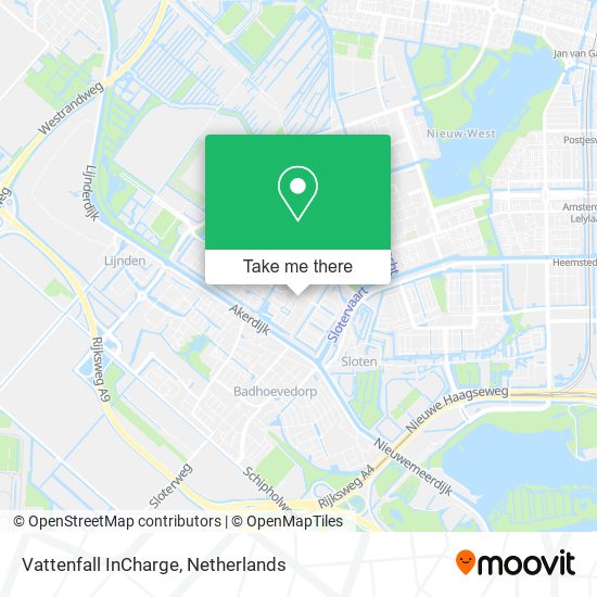 Vattenfall InCharge map