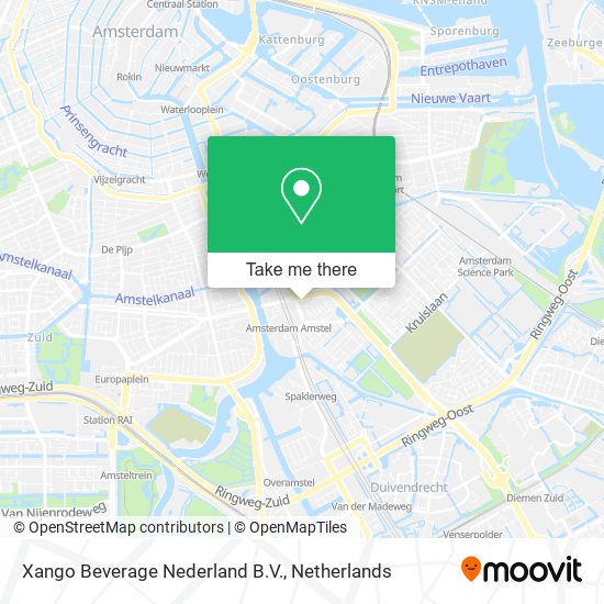Xango Beverage Nederland B.V. Karte