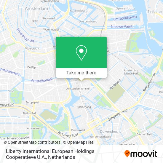 Liberty International European Holdings Coöperatieve U.A. map