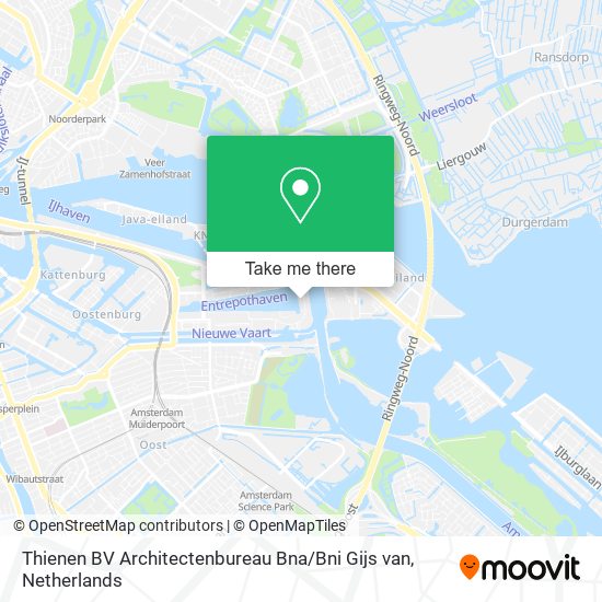 Thienen BV Architectenbureau Bna / Bni Gijs van map
