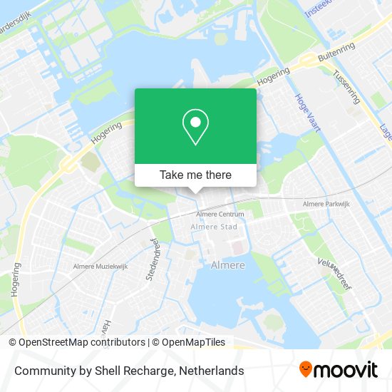 Community by Shell Recharge map