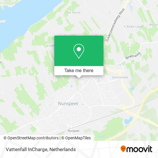Vattenfall InCharge map