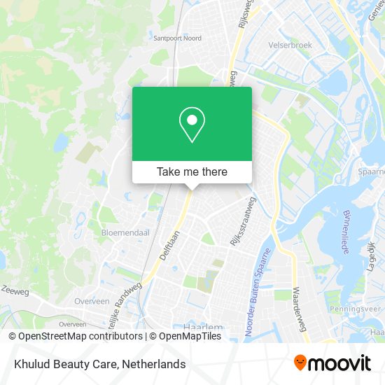 How get to Khulud Beauty Care in Haarlem Bus, Train, Light Rail or Metro?
