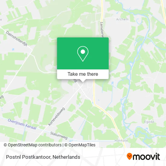 Postnl Postkantoor map