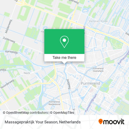 Massagepraktijk Your Season map