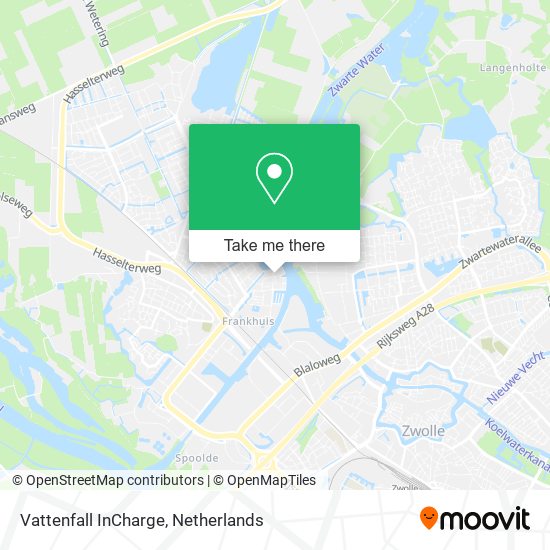 Vattenfall InCharge map