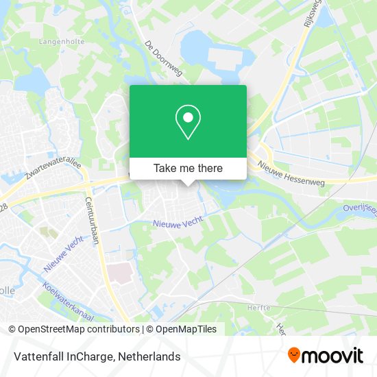 Vattenfall InCharge map