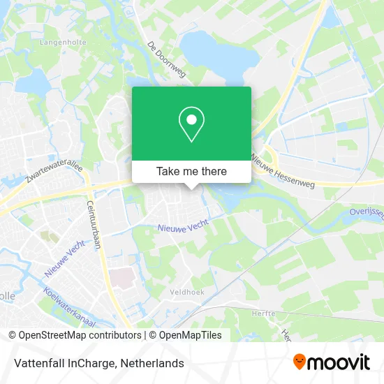 Vattenfall InCharge map