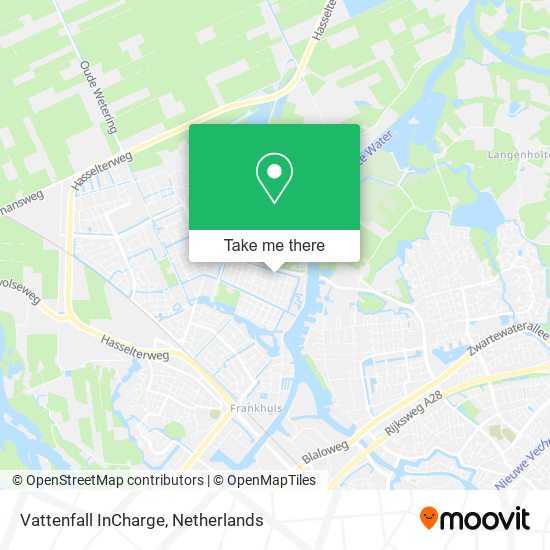 Vattenfall InCharge map