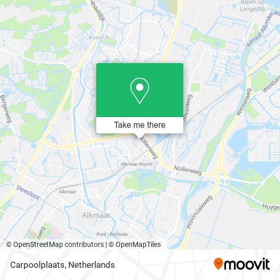 Carpoolplaats map