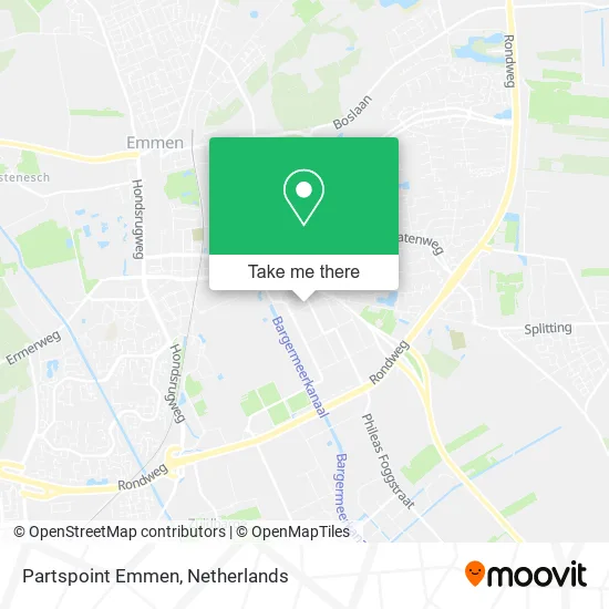 Partspoint Emmen map