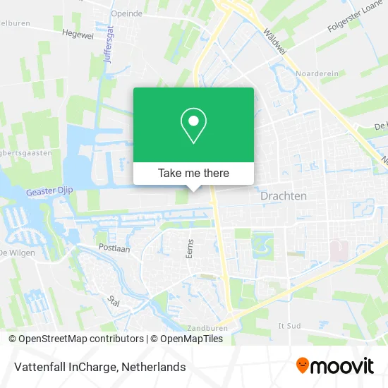 Vattenfall InCharge map