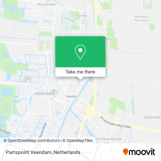 Partspoint Veendam map